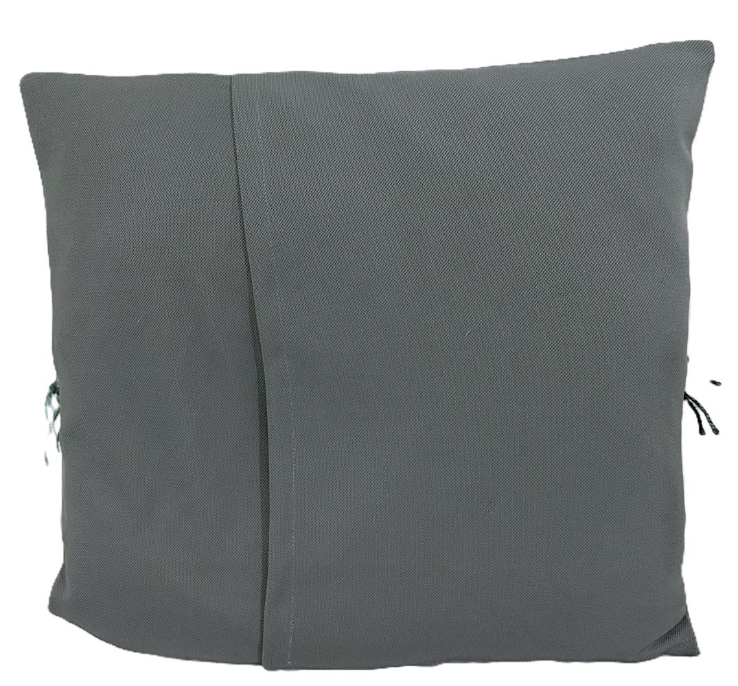 Potah na polštářek Šedý s aplikací